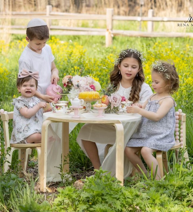 tea party, baby photography in Chicago, baby photoshoot near me Chicago 3