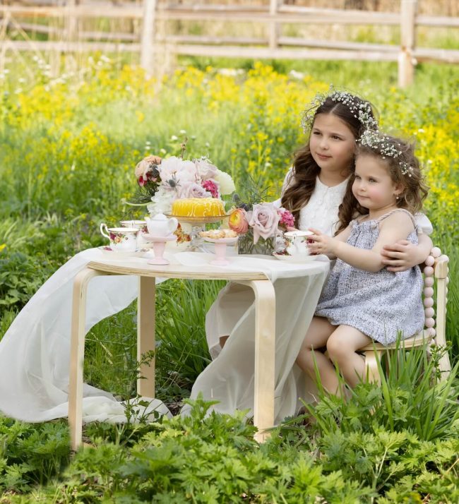 tea party, baby photography in Chicago, baby photoshoot near me Chicago 3
