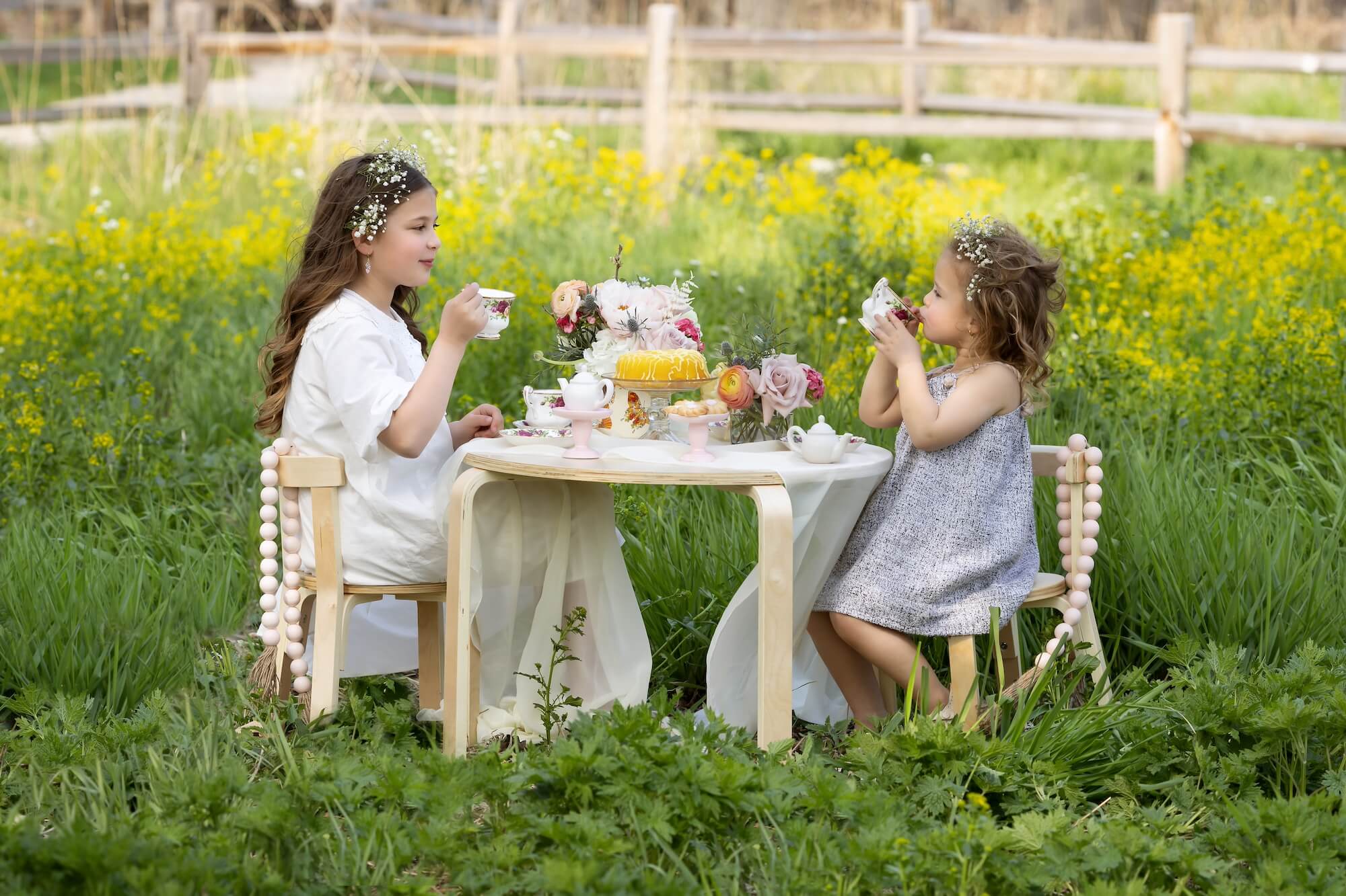 tea party, baby photography in Chicago, baby photoshoot near me Chicago 3