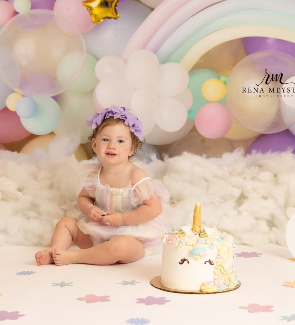 best Chicago cake smash photographer, 1st birthday photoshoot Highland Park IL, milestone sessions Lincolnwood IL 1