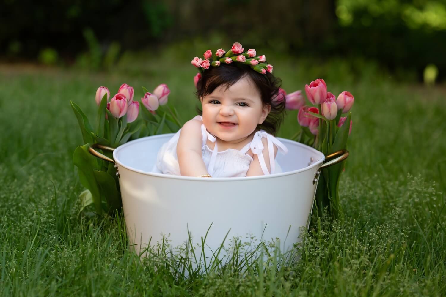 Hinsdale baby milestones, best Chicago baby photographer, cake smash photography near me, baby portrait studio Highland Park 3
