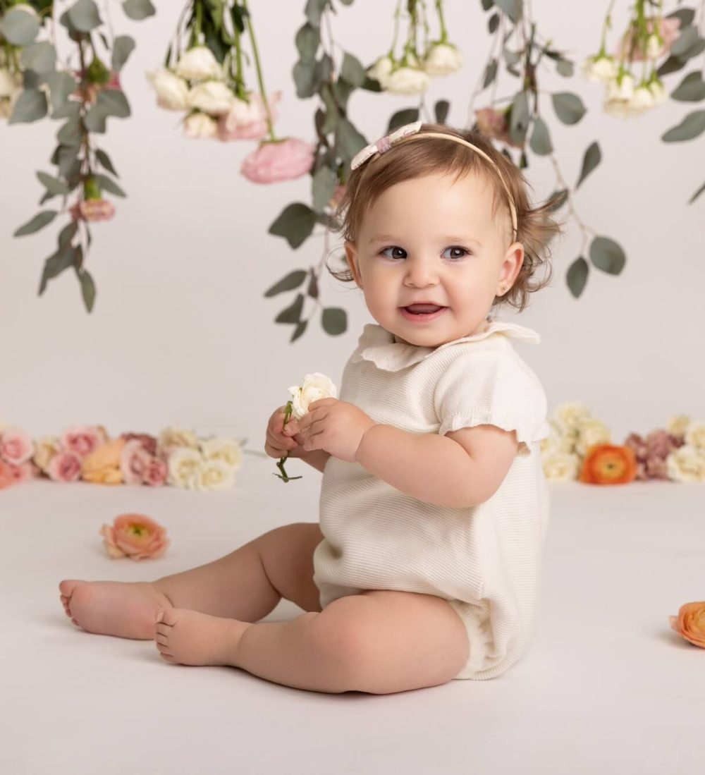 Skokie IL cake smash photographer, Chicago baby birthday photoshoot 5