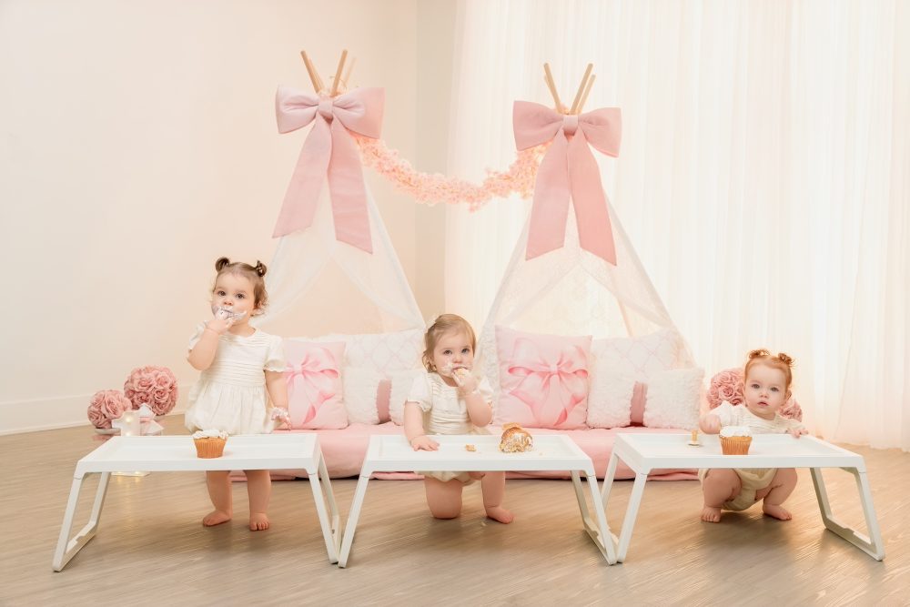 cake smash photographer Riverwoods IL, baby photographer near me Chicago, baby portraits