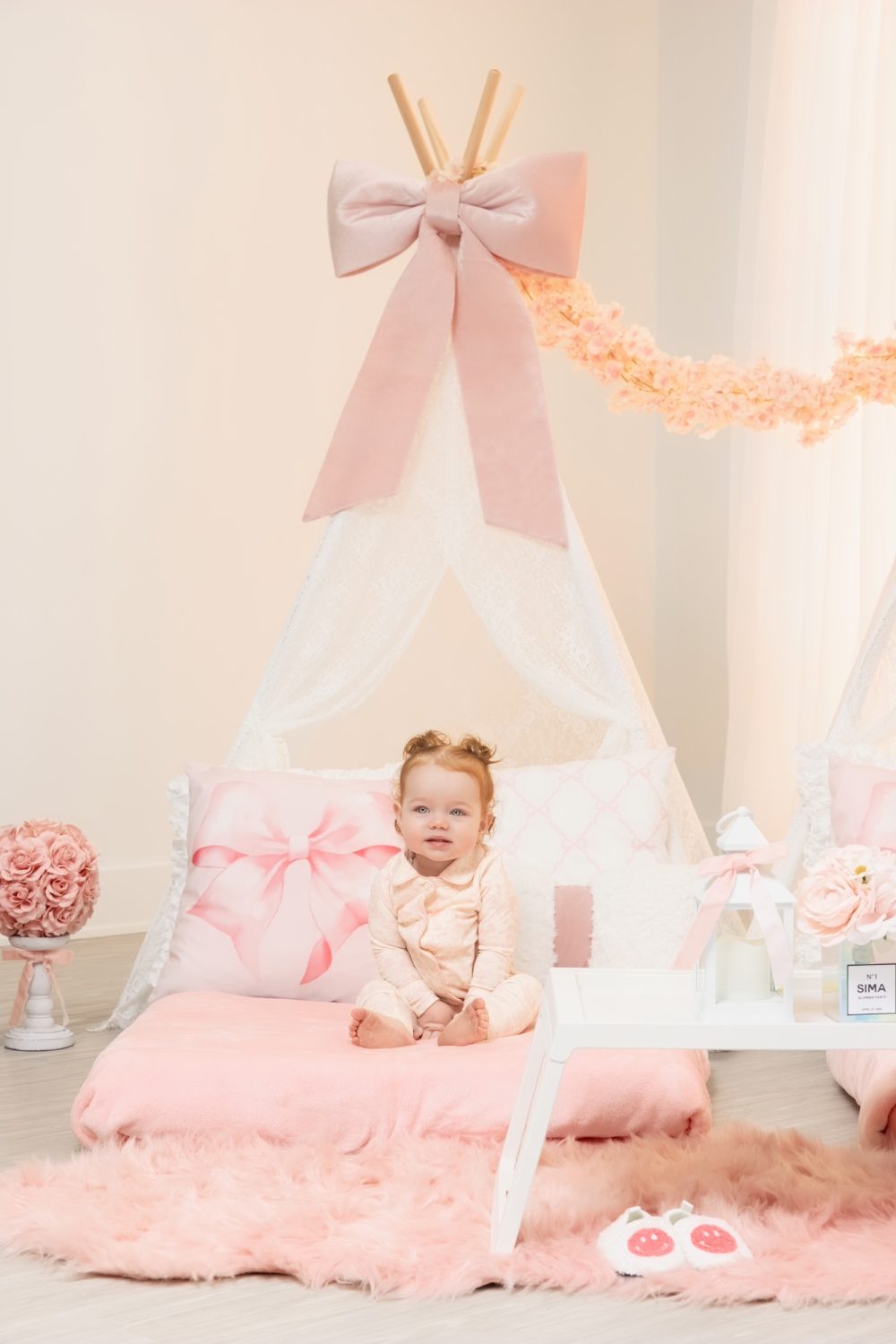 cake smash photographer Riverwoods IL, baby photographer near me Chicago, baby portraits